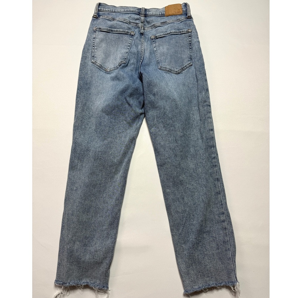 Aeropostale Distressed‎ Mom Jeans Ripped Denim High Rise Light Wash Women's - Picture 2 of 4